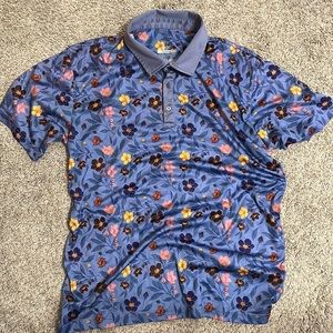 Swannies men’s golf polo. Size large